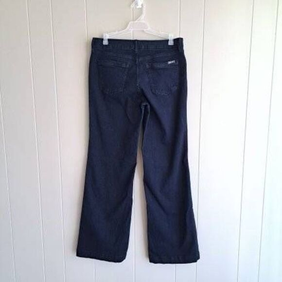 Eddie Bauer Women's Slightly Curvy Slim Straight Denim Pants Blue Size 10 - Picture 2 of 7
